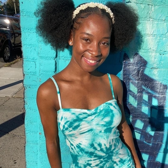 Sky Blue Lounge Dress LAST ONE - Picture 3 of 4